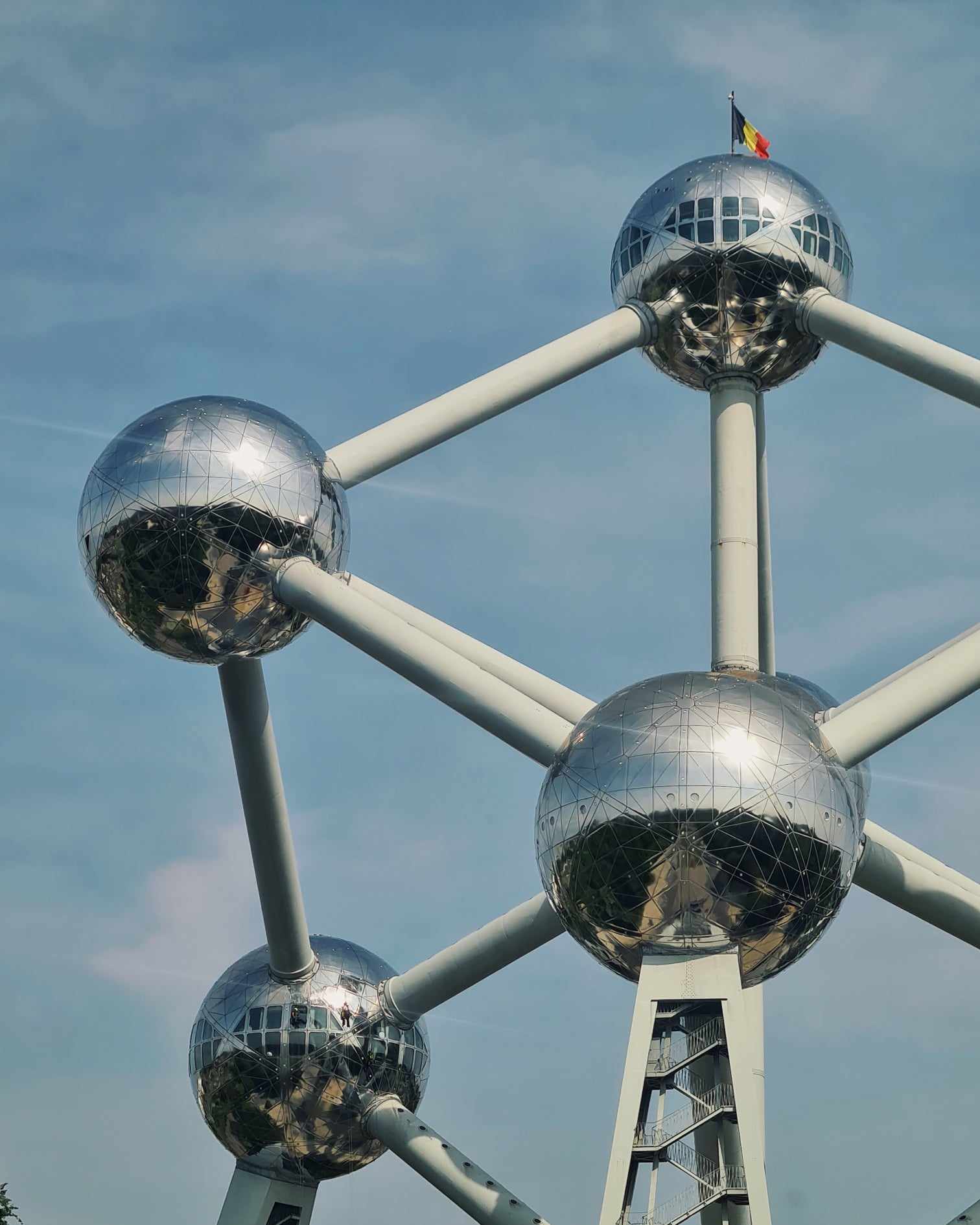 een deel van het atomium
